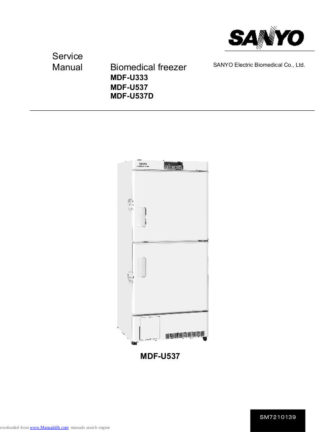 Sanyo Refrigerator Service Manual 07
