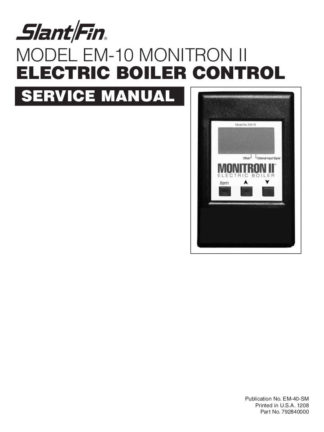 Slant Fin Boiler Service Manual 01