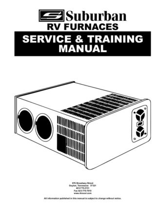 Suburban Furnace Service Manual 02