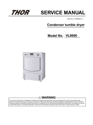 Thor Dryer Service Manual 01