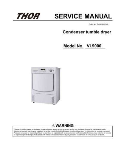 Thor Dryer Service Manual 01