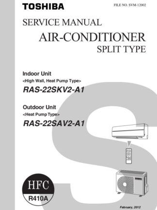 Toshiba Air Conditioner Service Manual 125