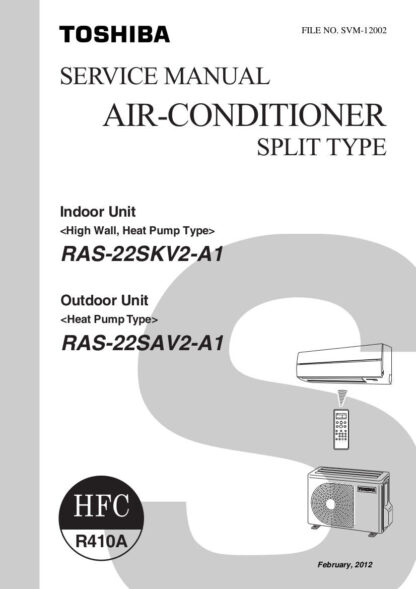 Toshiba Air Conditioner Service Manual 125