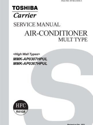 Toshiba Air Conditioner Service Manual 136