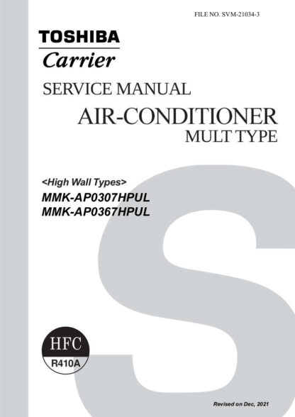 Toshiba Air Conditioner Service Manual 136