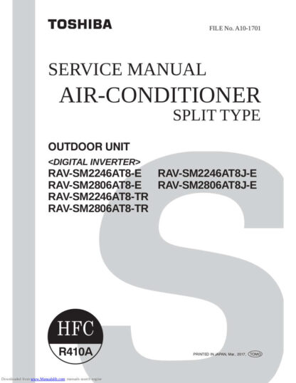 Toshiba Air Conditioner Service Manual 137