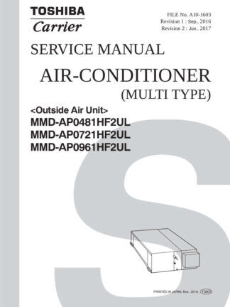 Toshiba Air Conditioner Service Manual 140