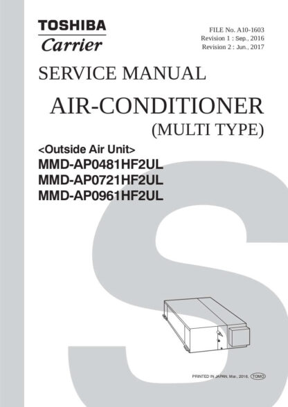 Toshiba Air Conditioner Service Manual 140