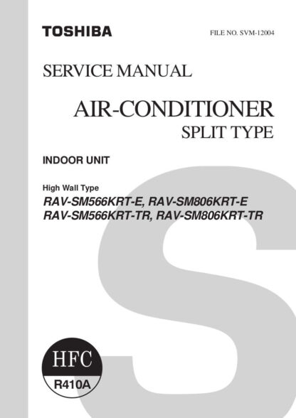 Toshiba Air Conditioner Service Manual 141