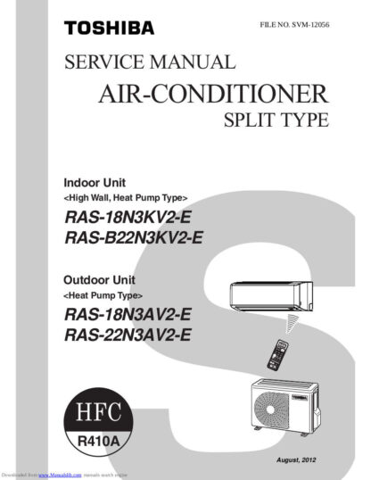 Toshiba Air Conditioner Service Manual 145