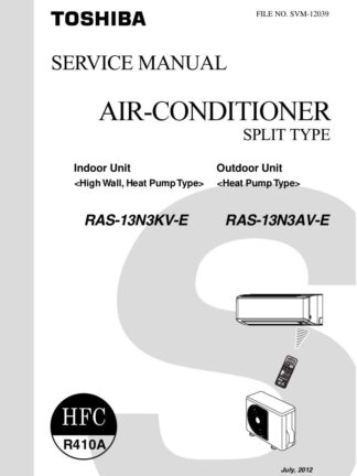 Toshiba Air Conditioner Service Manual 146