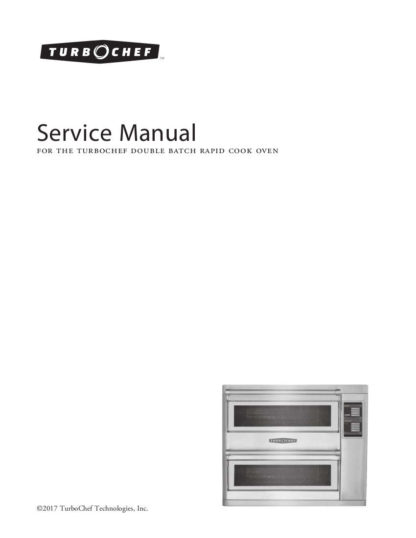 Turbochef Food Warmer Service Manual 10
