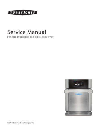 Turbochef Food Warmer Service Manual 11