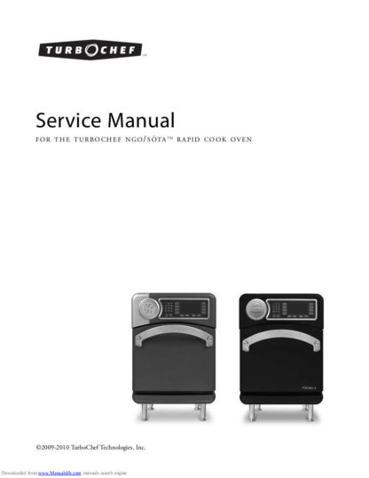 Turbochef Food Warmer Service Manual 17
