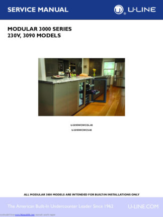U-Line Refrigerator Service Manual 09