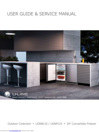 U-Line Refrigerator Service Manual 10