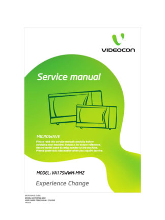 Videocon Microwave Oven Service Manuals 01