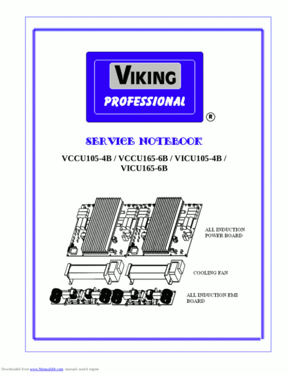 Viking Food Warmer Service Manual 13