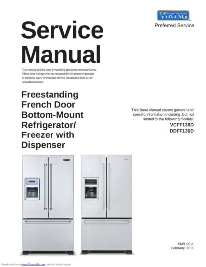 Viking Refrigerator Service Manual 09
