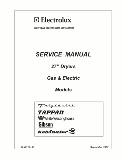 Wascomat Dryer Servicer Manual 14