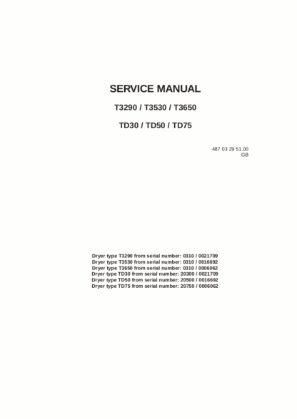 Wascomat Dryer Servicer Manual 01