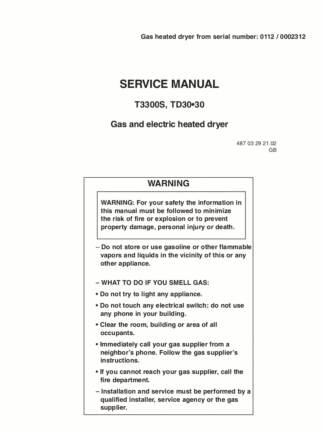 Wascomat Dryer Servicer Manual 04