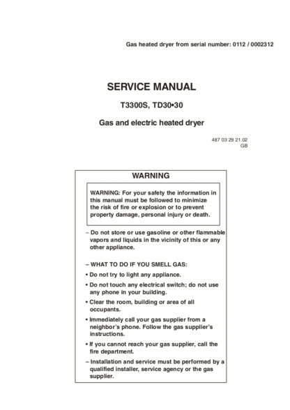Wascomat Dryer Servicer Manual 04