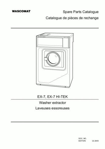 Wascomat Washer Service Manual 27