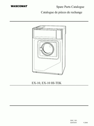 Wascomat Washer Service Manual 28