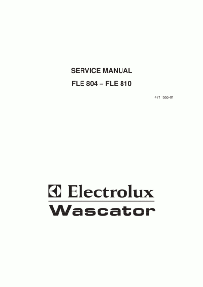 Wascomat Washer Service Manual 04