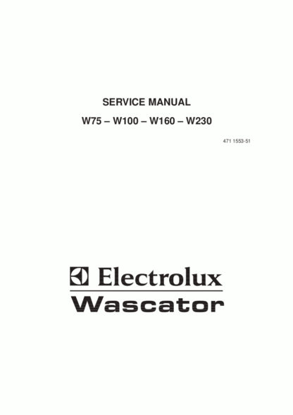 Wascomat Washer Service Manual 12