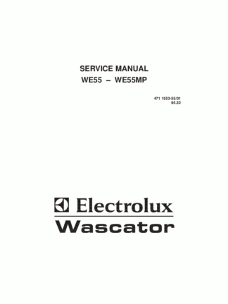 Wascomat Washer Service Manual 14