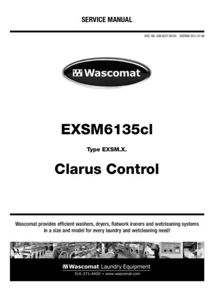 Wascomat Washer Service Manual 35