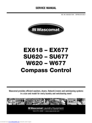 Wascomat Washer Service Manual 38