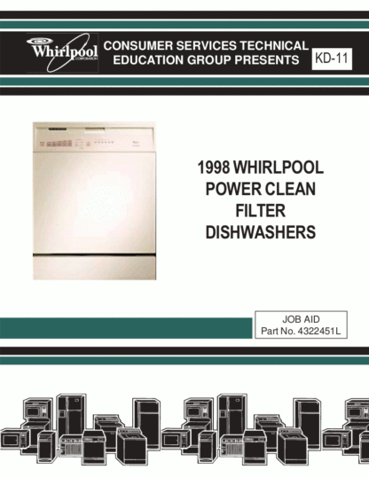 Whirlpool Dishwasher Service Manual 15