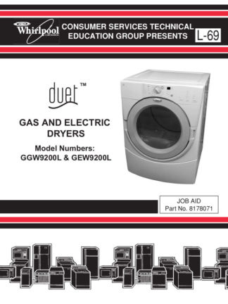 Whirlpool Dryer Service Manual 03