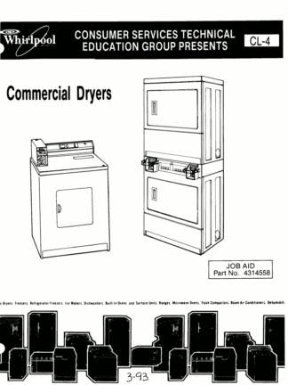 Whirlpool Dryer Service Manual 09