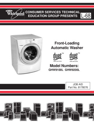 Whirlpool Washer Service Manual 13