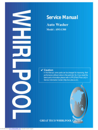 Whirlpool Washer Service Manual 31