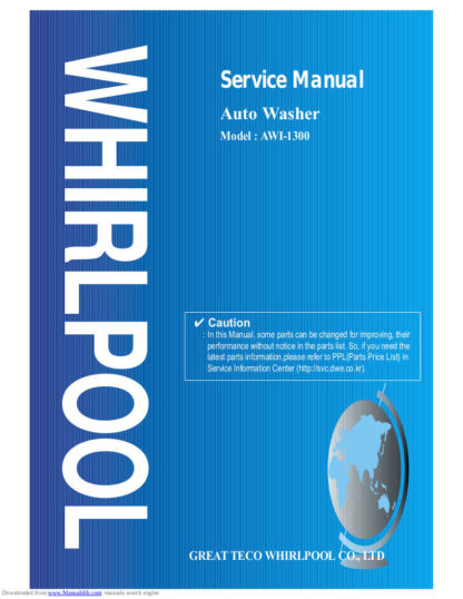 Whirlpool Washer Service Manual 31