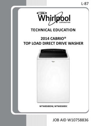 Whirlpool Washer Service Manual 33