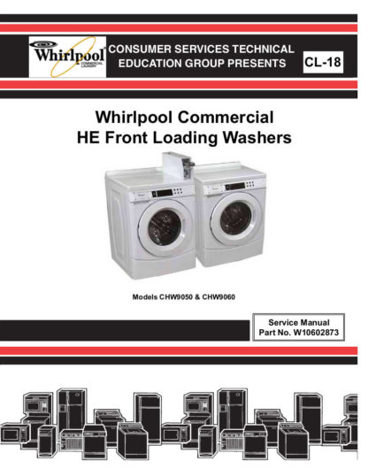 Whirlpool Washer Service Manual 34