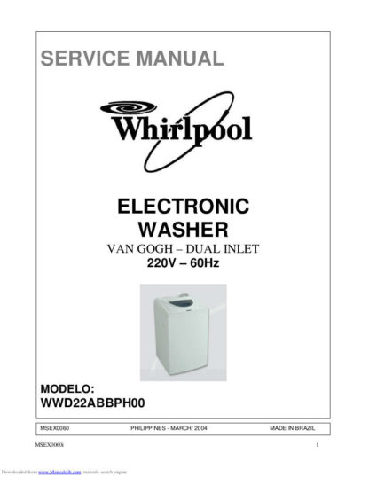Whirlpool Washer Service Manual 40