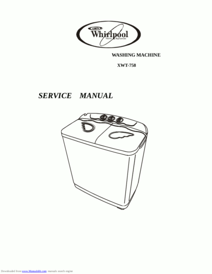 Whirlpool Washer Service Manual 47