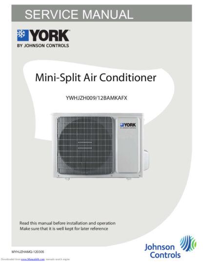 York Air Conditioner Service Manual 05