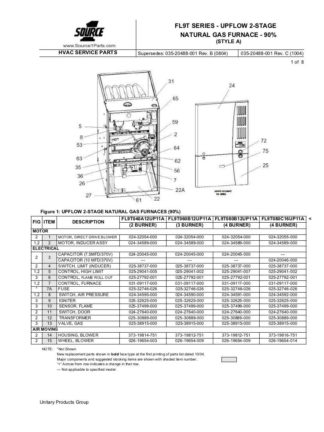 York Furnace Parts Manual 06